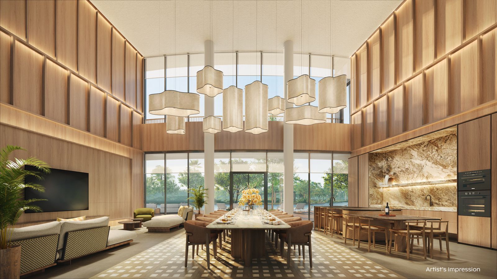 Artist's impression of the Grand Function Room