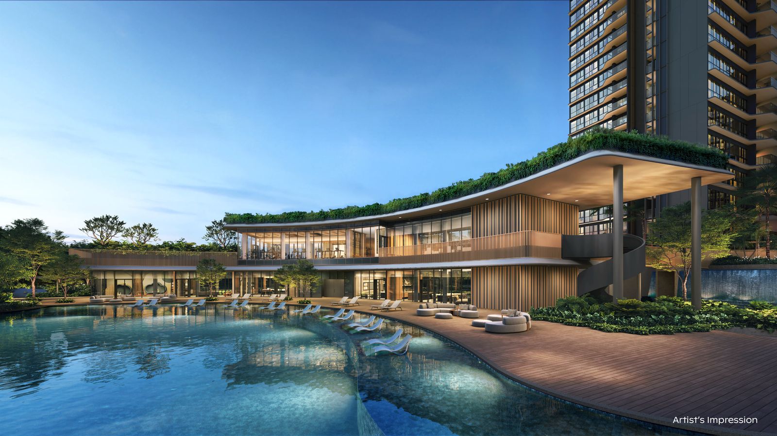 Artist's impression of the Leisure Pool at Thomson Reserve