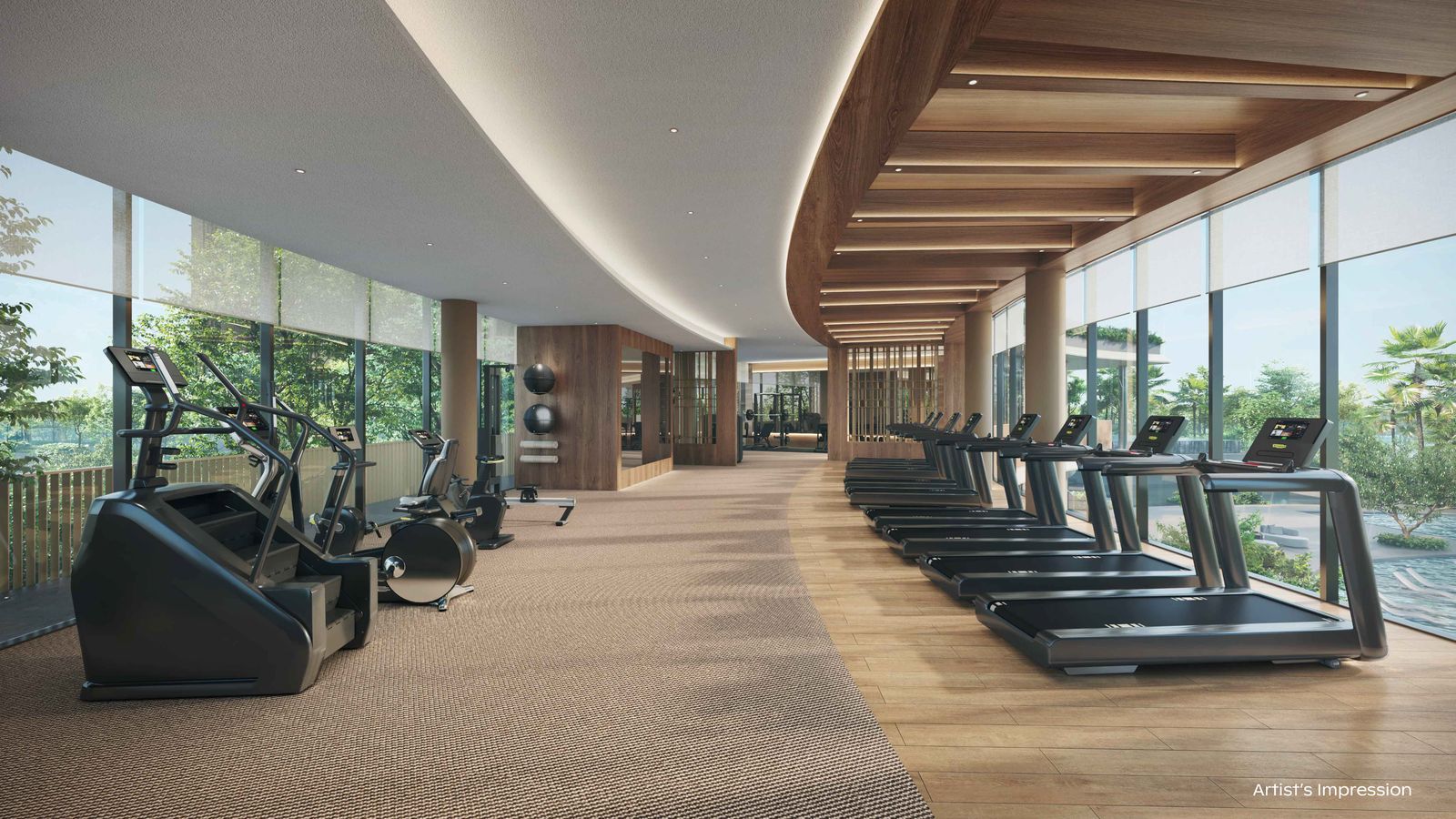 Artist's impression of the Main Gym