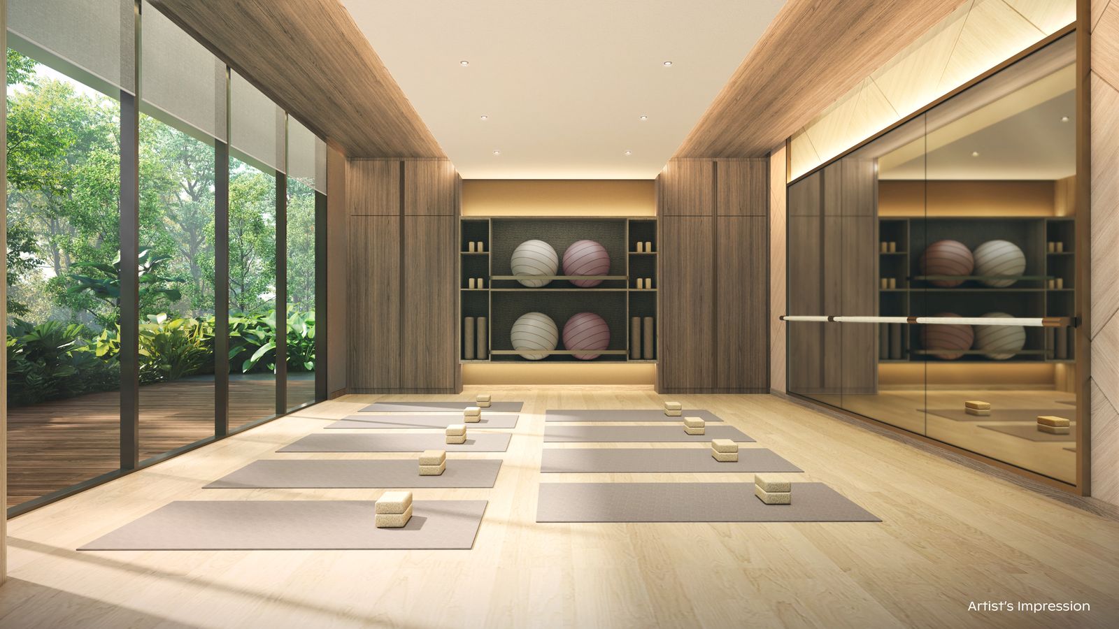 Artist's impression of the Wellness Studio